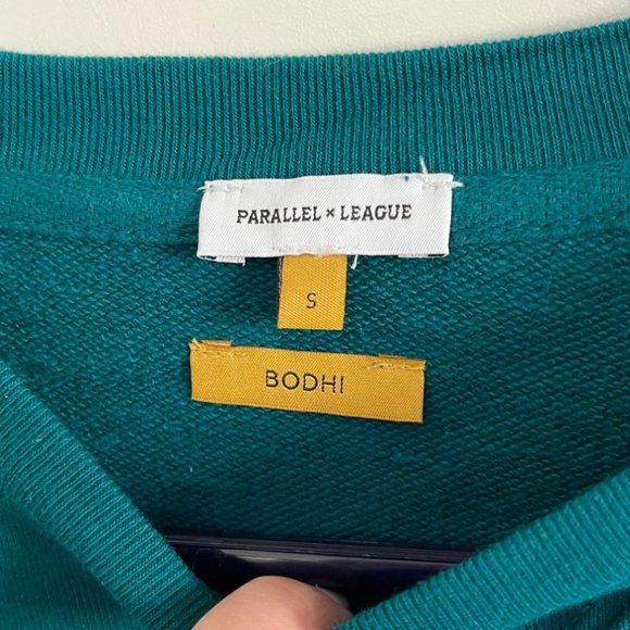 Parallel x League Bodhi Crewneck Sweatshirt Emerald NWT - Picture 7 of 7